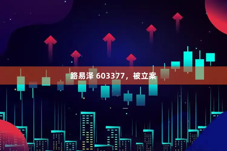 路易泽 603377，被立案